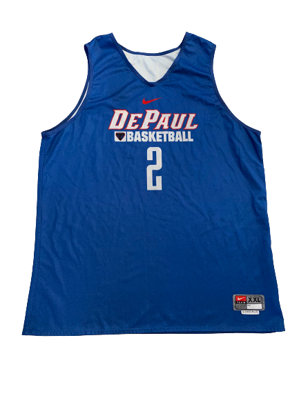 Tommy Hamilton DePaul Basketball Reversible Practice Jersey Size XXL The Players Trunk