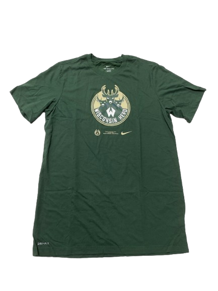 Joe Wieskamp Wisconsin Herd Team Issued Workout Shirt (Size LT)