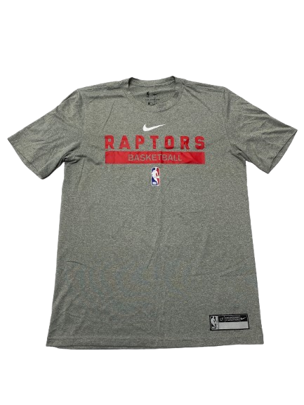 Joe Wieskamp Toronto Raptors Team Issued Workout Shirt (Size LT)