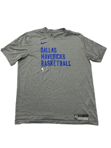 Joe Wieskamp Dallas Mavericks Team Issued Workout Shirt (Size LT)