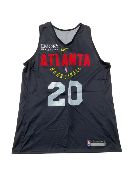 Joe Wieskamp Atlanta Hawks Player Exclusive Reversible Practice Jersey (Size L)