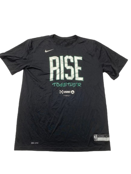 Joe Wieskamp Boston Celtics Player Exclusive Pre-Game Warm-Up Shirt (Size LT)