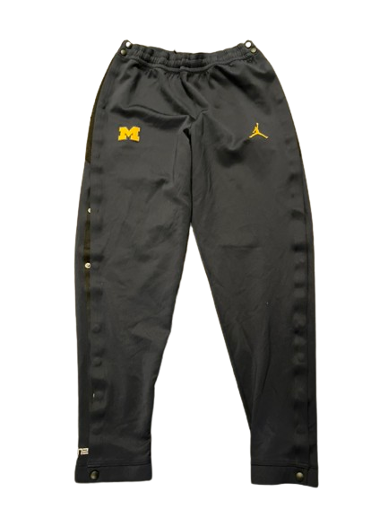 Darrius Clemons Michigan Football Player-Exclusive Snap-Off Sweatpants (Size XL)