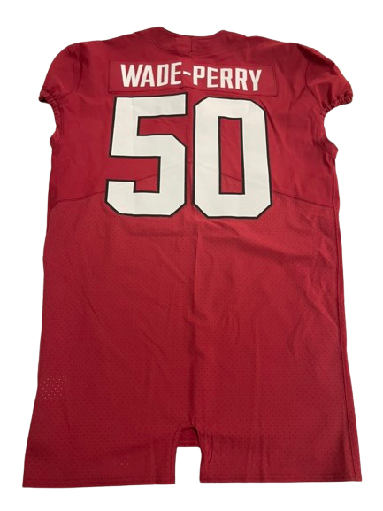 Dalyn Wade-Perry Stanford Football Game Issued Jersey (Size 50)