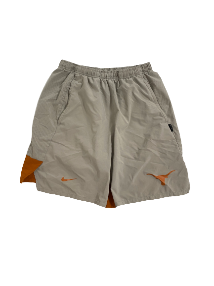 Rowan Brumbaugh Texas Basketball Team-Issued Shorts (Size L)