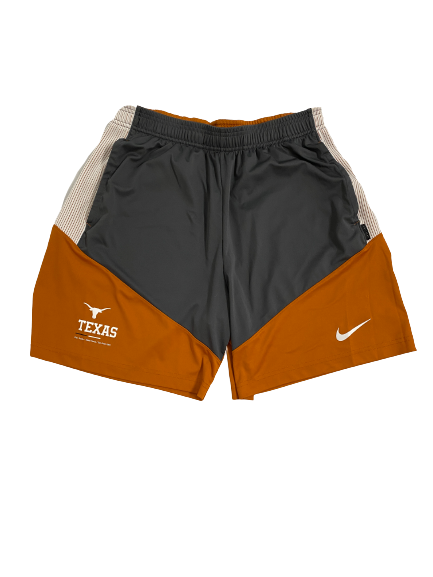 Rowan Brumbaugh Texas Basketball Team-Issued Shorts (Size M)