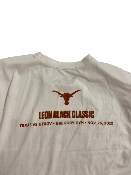 Rowan Brumbaugh Texas Basketball Player-Exclusive Long Sleeve Shirt (Size XL)