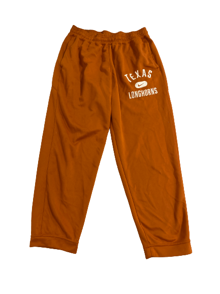 Rowan Brumbaugh Texas Basketball Team-Issued Sweatpants (Size XL)