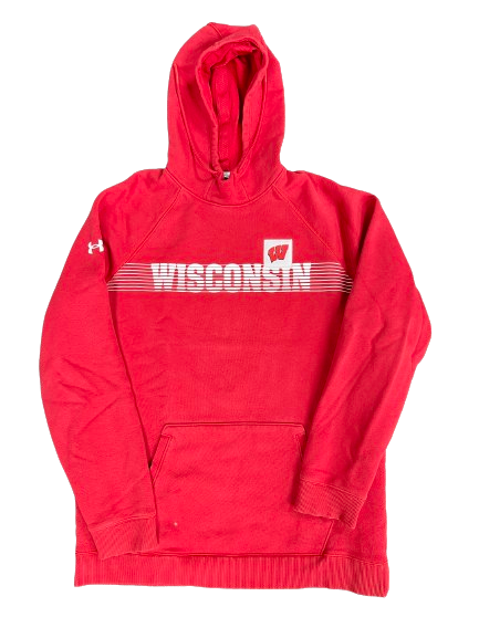 Joslyn Boyer Wisconsin Volleyball Team Issued Travel Sweatshirt (Size LT)