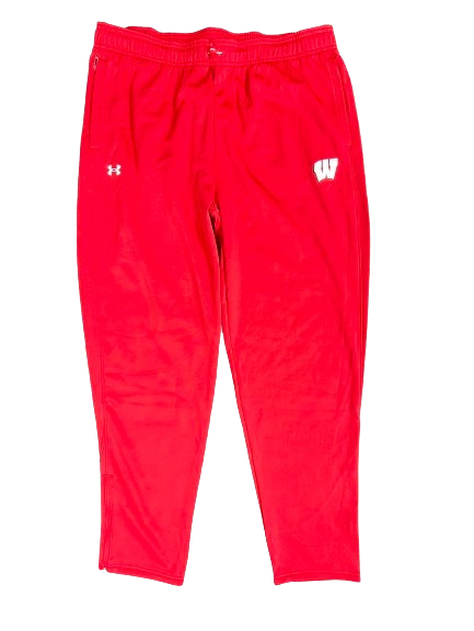 Joslyn Boyer Wisconsin Volleyball Team Issued Travel Sweatpants (Size LT)