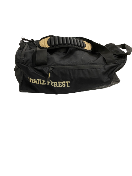 Willie Yarbary Wake Forest Football Player-Exclusive Duffel Bag With 