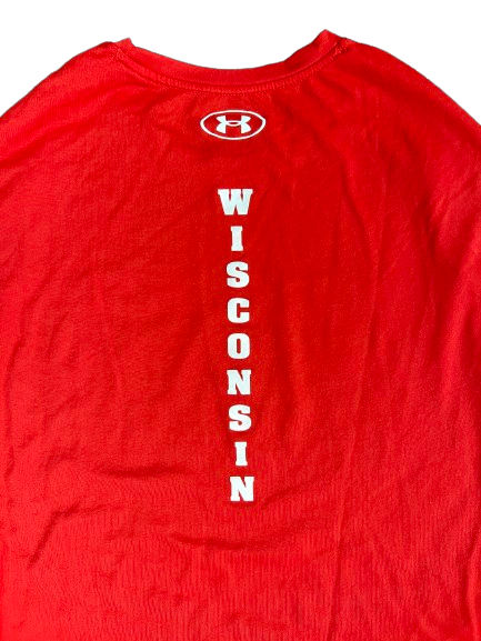 Joslyn Boyer Wisconsin Volleyball Player Exclusive Long Sleeve Practice Shirt with 