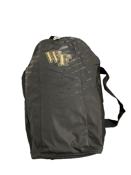 Willie Yarbary Wake Forest Football Player-Exclusive Duffel Bag With 