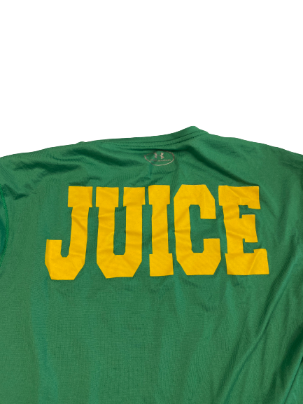Jonathan Doerer Notre Dame Football Player-Exclusive "JUICE" T-Shirt (Size L)