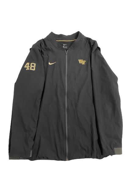 Willie Yarbary Wake Forest Football Player-Exclusive Zip-Up Jacket With 