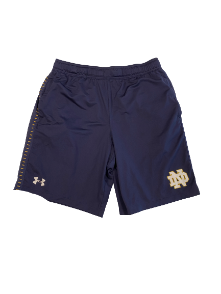 Jonathan Doerer Notre Dame Football Team-Issued Shorts (Size L)