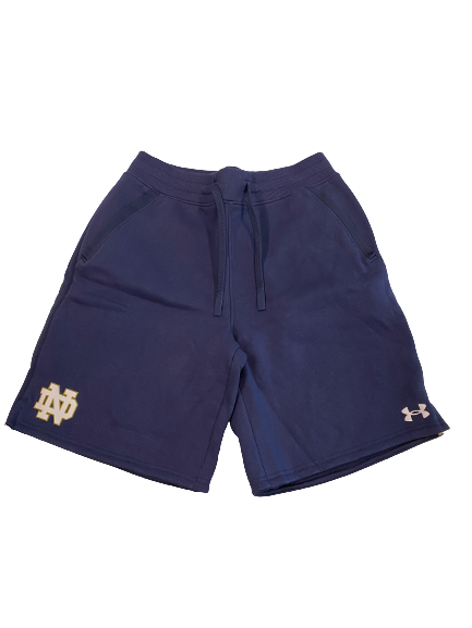 Jonathan Doerer Notre Dame Football Player-Exclusive Sweatshorts (Size L)