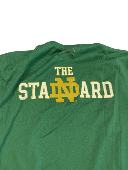 Jonathan Doerer Notre Dame Football Player-Exclusive "THE STANDARD" T-Shirt (Size L)