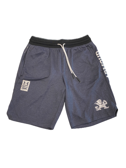 Jonathan Doerer Notre Dame Football Player-Exclusive Premium Sweatshorts (Size L)