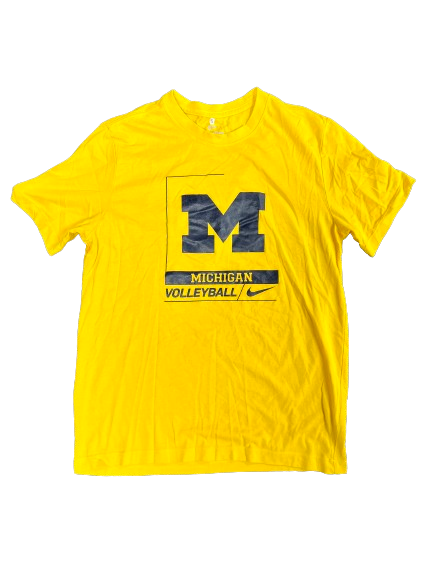 Brooke Humphrey Michigan Volleyball Team Issued Practice Shirt (Size L)