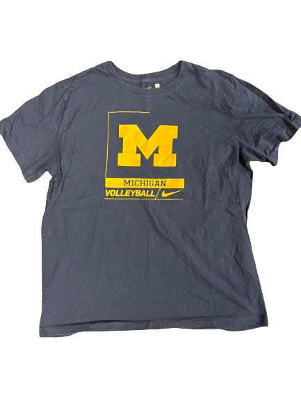 Brooke Humphrey Michigan Volleyball Team Issued Practice Shirt (Size L)