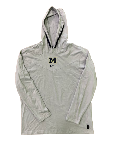 Brooke Humphrey Michigan Volleyball Team Issued Pre-Game Warm-Up Performance Hoodie with 