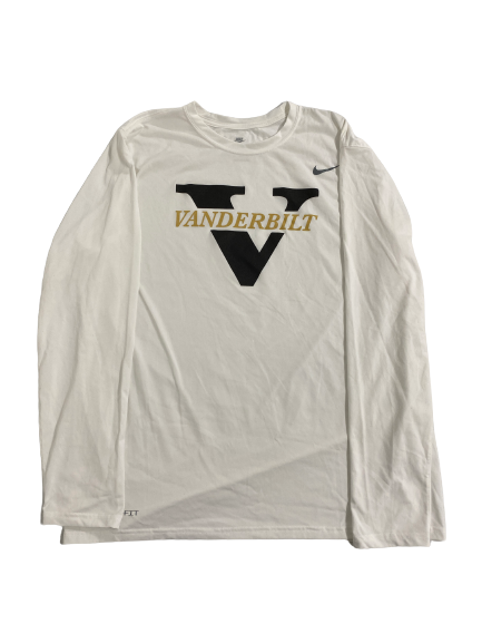 Vanderbilt Basketball Team-Issued Long Sleeve Shirt (Size XL)