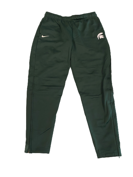 Cade McDonald Michigan State Football Team-Issued Sweatpants (Size L)