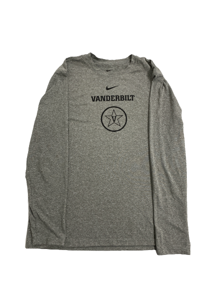 Vanderbilt Basketball Team-Issued Long Sleeve Shirt (Size L)