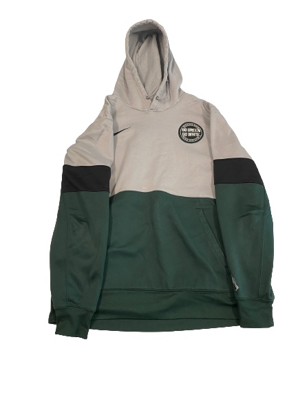 Cade McDonald Michigan State Football Team-Issued Sweatshirt (Size L)