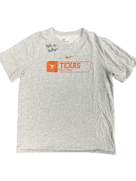 Molly Phillips Texas Volleyball SIGNED Player Exclusive T-Shirt (Size XL)