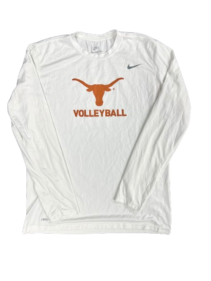 Molly Phillips Texas Volleyball Player Exclusive Long Sleeve Shirt (Size L)