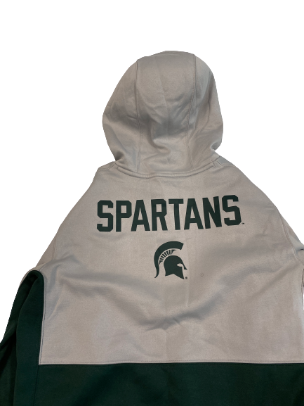 Cade McDonald Michigan State Football Team-Issued Sweatshirt (Size L)