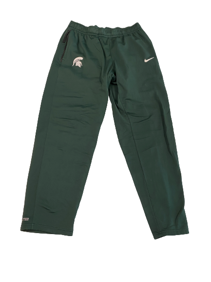 Cade McDonald Michigan State Football Team-Issued Sweatpants (Size L)