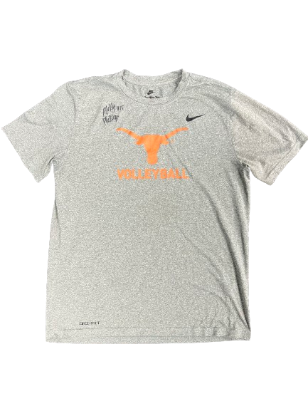 Molly Phillips Texas Volleyball SIGNED Player Exclusive T-Shirt (Size L)