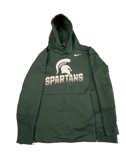 Cade McDonald Michigan State Football Team-Issued Sweatshirt (Size L)