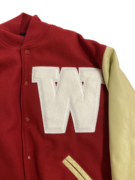 Keontez Lewis Wisconsin Football Player-Exclusive *RARE* Varsity Jacket (Size L)