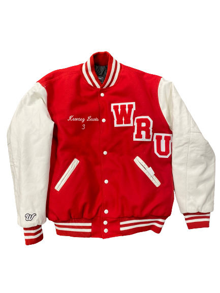 Keontez Lewis Wisconsin Football Player-Exclusive "Wide Receivers U" Varsity Jacket (Size L Long) *RARE*