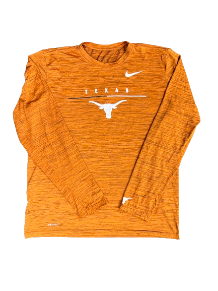 Molly Phillips Texas Volleyball Team Issued Long Sleeve Shirt (Size L)