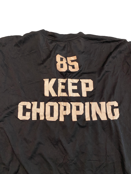 Cade McDonald Michigan State Football Player-Exclusive "SPARTAN DAWG FOR LIFE" "KEEP CHOPPING" T-Shirt With 
