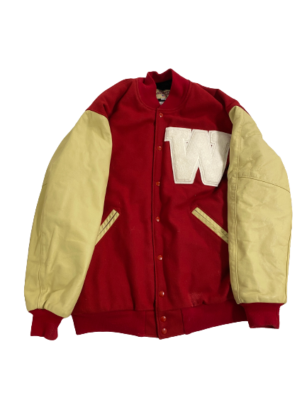 Keontez Lewis Wisconsin Football Player-Exclusive Varsity Jacket (Size XL) *RARE*