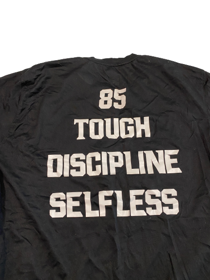 Cade McDonald Michigan State Football Player-Exclusive "TOUGH DISCIPLINE SELFLESS" T-Shirt With 