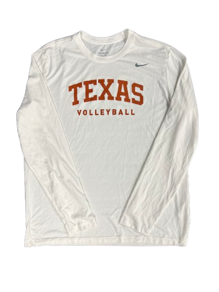 Molly Phillips Texas Volleyball Team Issued Long Sleeve Shirt (Size XL)