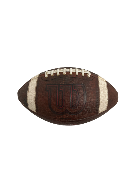 Wisconsin Football Game Used Football