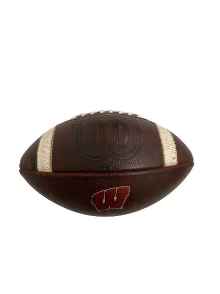 Wisconsin Football Game Used Football