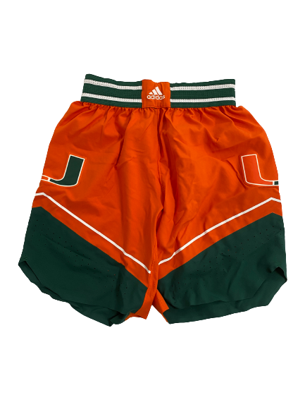 Nysier Brooks Miami Basketball Player Exclusive Game Shorts (Size M)