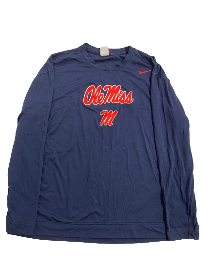 Nysier Brooks Ole Miss Basketball Player-Exclusive Shooting Shirt (Size XL)