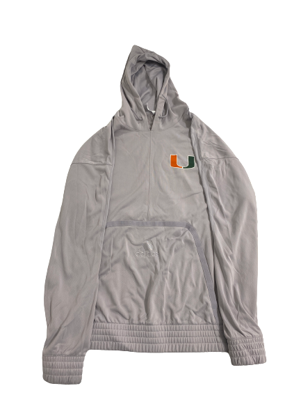 Nysier Brooks Miami Basketball Team Issued Sweatshirt (Size XLT)