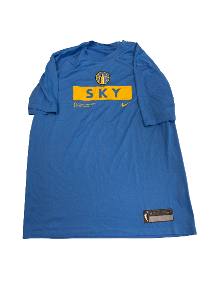 Azura Stevens Chicago Sky Basketball Team-Issued T-Shirt (Size M)
