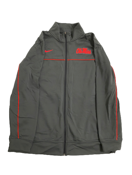Nysier Brooks Ole Miss Basketball Team-Issued Zip-Up Jacket (Size XL)